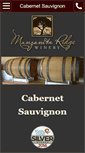 Mobile Screenshot of manzanitaridgewinery.com